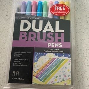 Tombow dual brush pen marker pastel